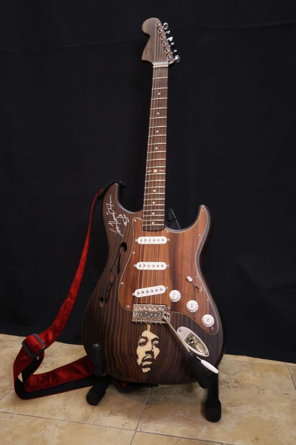 Leon Hendrix Custom Designed Guitar Signed by Leon Hendrix (Jimi’s Brother)