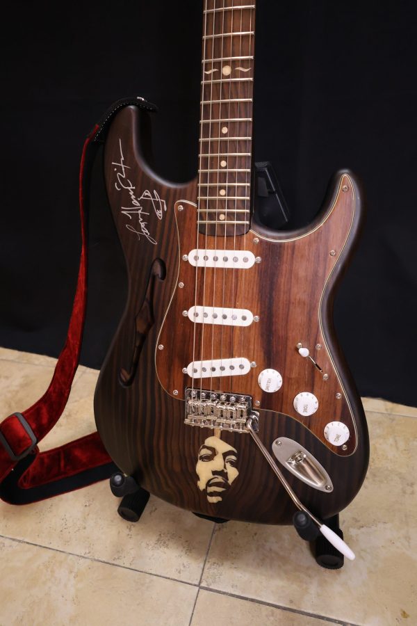 Leon Hendrix Custom Designed Guitar Signed by Leon Hendrix (Jimi’s Brother) - Image 5