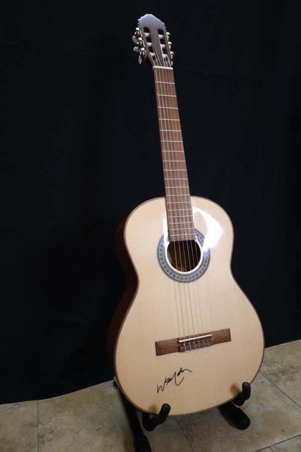 Acoustic Guitar Signed by Willie Nelson - Image 2